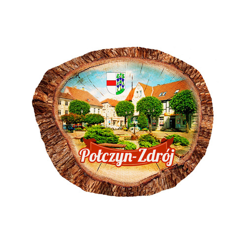 Magnes polyresinowy pieniek owal Połczyn-Zdrój