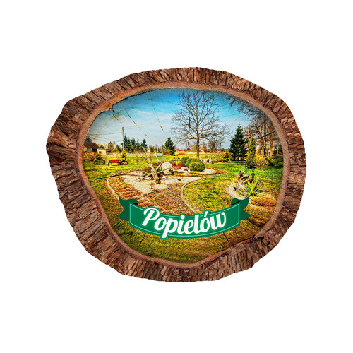 Magnes polyresinowy pieniek owal Popielów