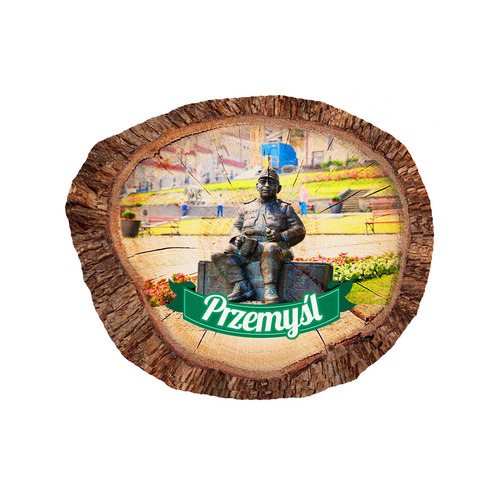 Magnes polyresinowy pieniek owal Przemyśl