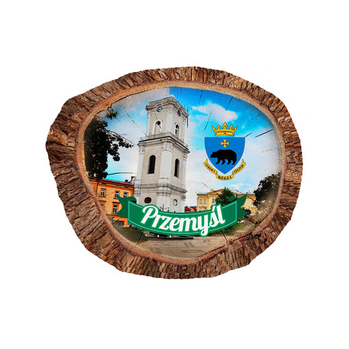 Magnes polyresinowy pieniek owal Przemyśl