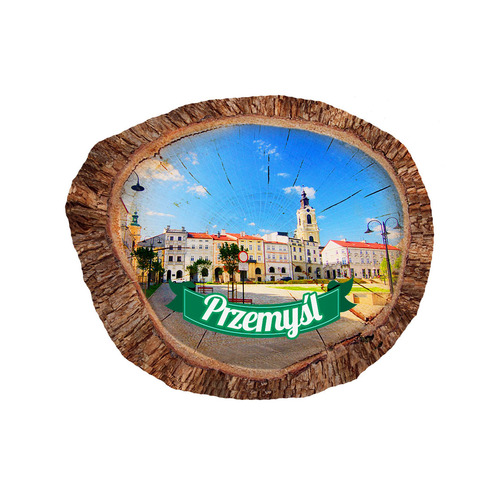 Magnes polyresinowy pieniek owal Przemyśl