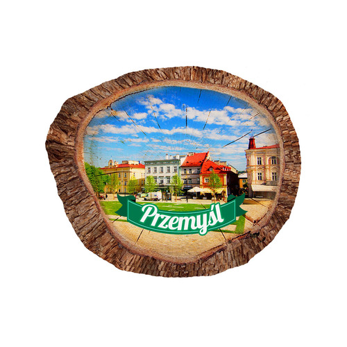 Magnes polyresinowy pieniek owal Przemyśl