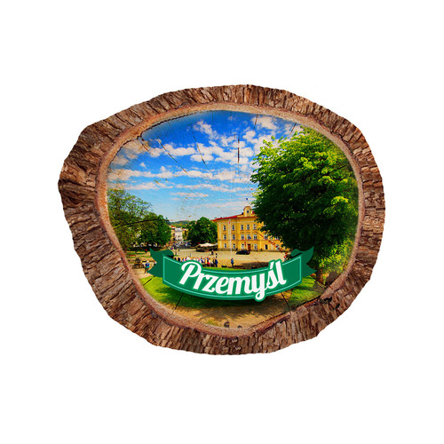 Magnes polyresinowy pieniek owal Przemyśl