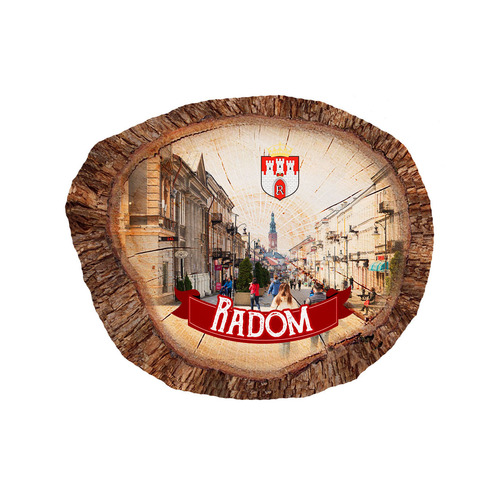 Magnes polyresinowy pieniek owal Radom