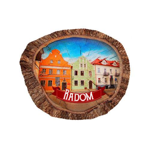 Magnes polyresinowy pieniek owal Radom
