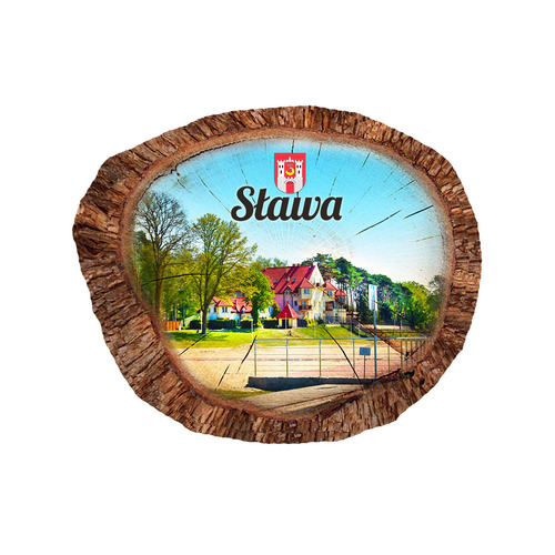 Magnes polyresinowy pieniek owal Sława