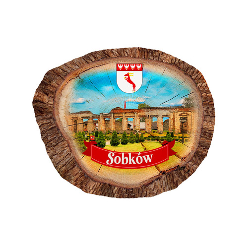 Magnes polyresinowy pieniek owal Sobków