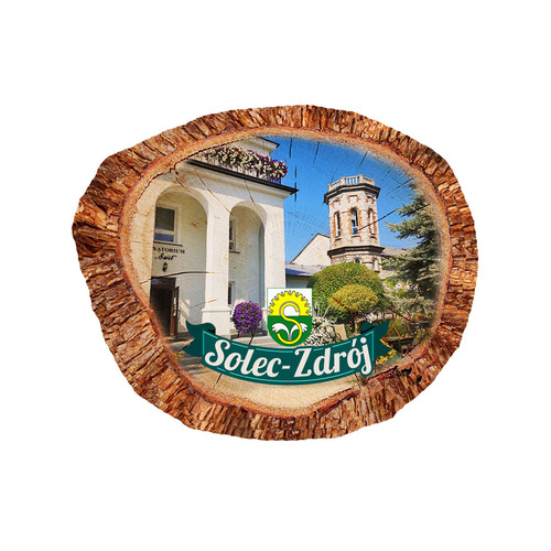 Magnes polyresinowy pieniek owal Solec-Zdrój