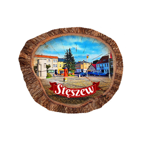 Magnes polyresinowy pieniek owal Stęszew
