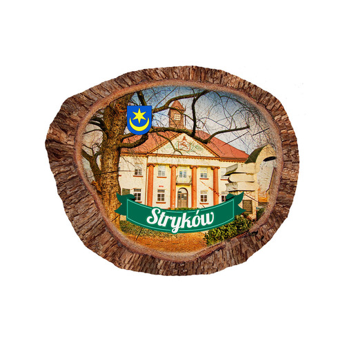 Magnes polyresinowy pieniek owal Stryków
