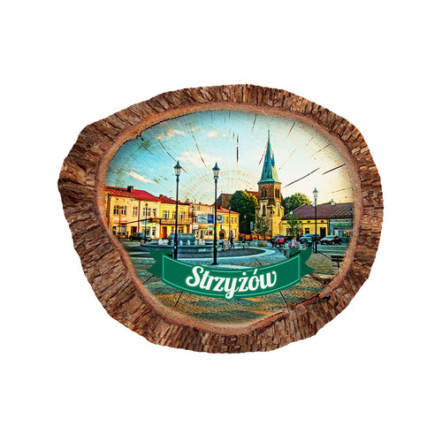 Magnes polyresinowy pieniek owal Strzyżów