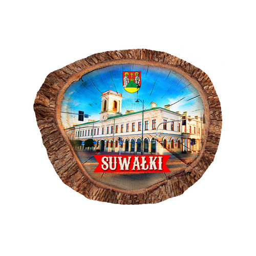 Magnes polyresinowy pieniek owal Suwałki