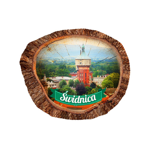 Magnes polyresinowy pieniek owal Świdnica