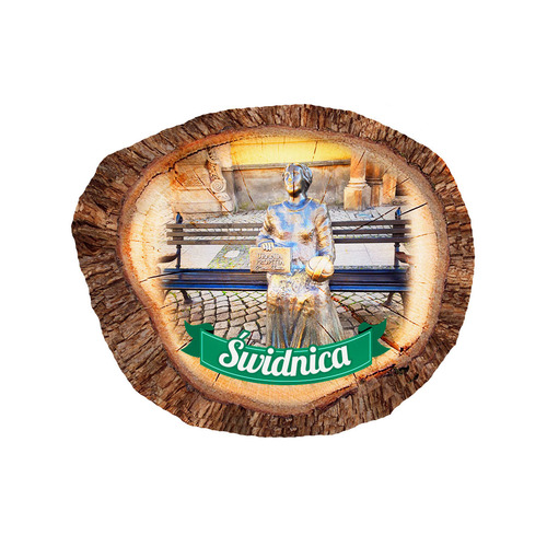 Magnes polyresinowy pieniek owal Świdnica