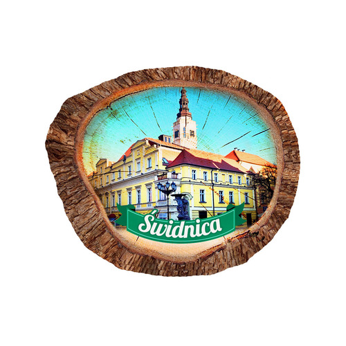 Magnes polyresinowy pieniek owal Świdnica