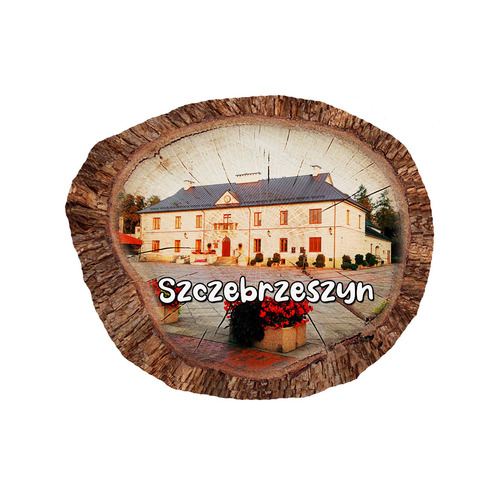 Magnes polyresinowy pieniek owal Szczebrzeszyn