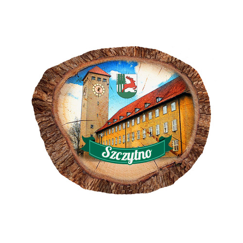 Magnes polyresinowy pieniek owal Szczytno