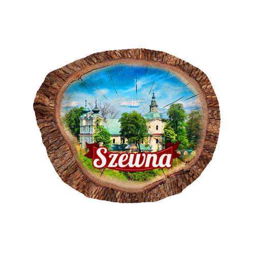 Magnes polyresinowy pieniek owal Szewna
