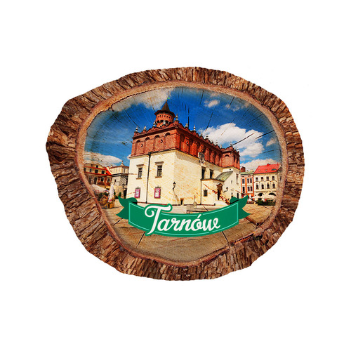 Magnes polyresinowy pieniek owal Tarnów