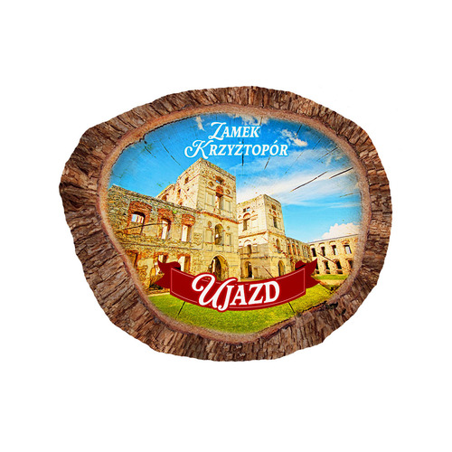 Magnes polyresinowy pieniek owal Ujazd