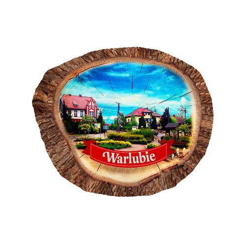 Magnes polyresinowy pieniek owal Warlubie