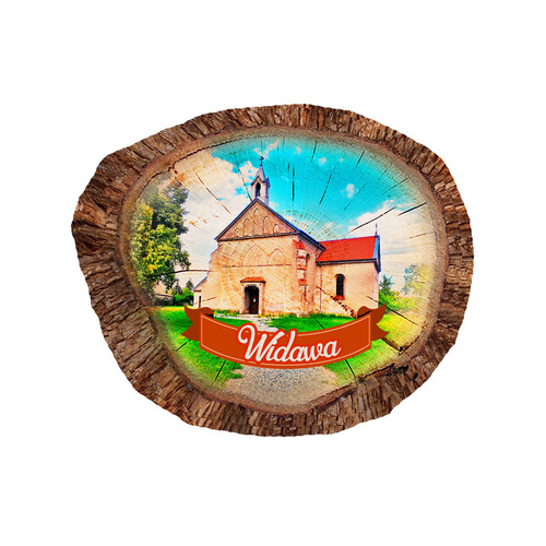 Magnes polyresinowy pieniek owal Widawa