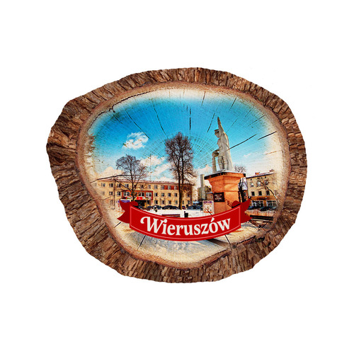 Magnes polyresinowy pieniek owal Wieruszów