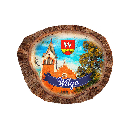 Magnes polyresinowy pieniek owal Wilga