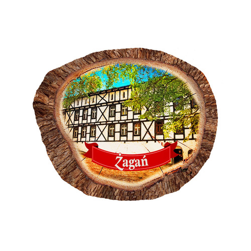 Magnes polyresinowy pieniek owal Żagań