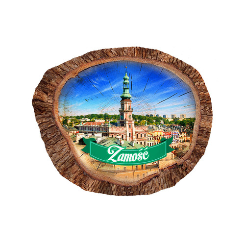 Magnes polyresinowy pieniek owal Zamość