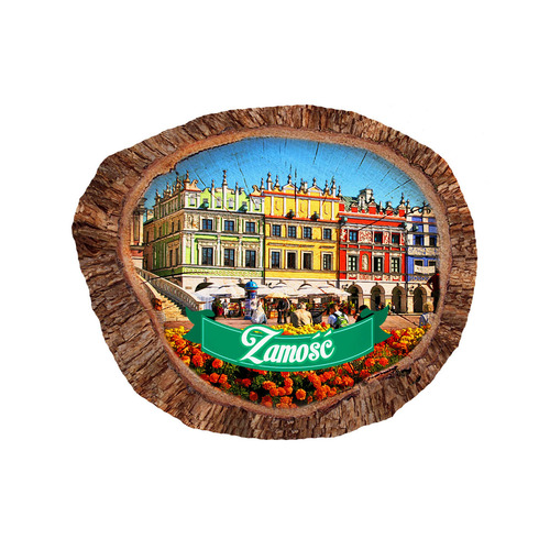 Magnes polyresinowy pieniek owal Zamość