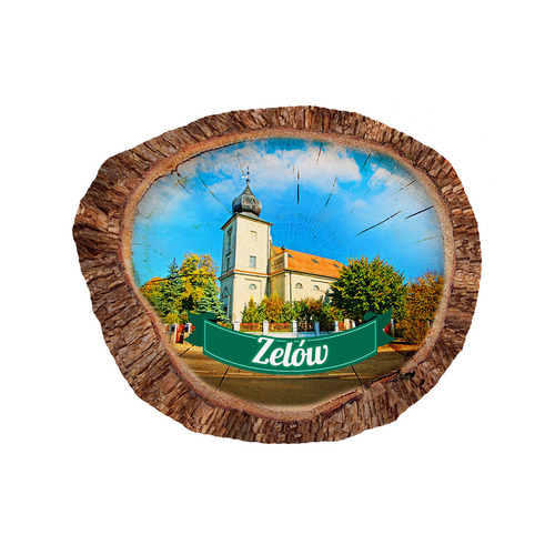 Magnes polyresinowy pieniek owal Zelów