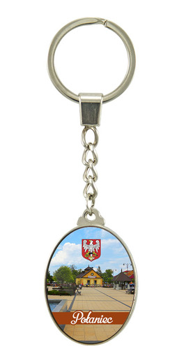 Brelok szklany owal Połaniec