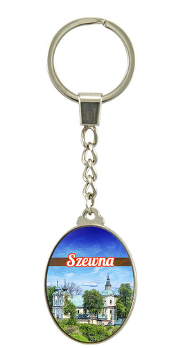 Brelok szklany owal Szewna