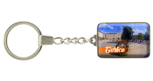 Brelok szklany prostokąt Gorlice