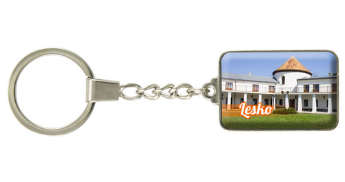 Brelok szklany prostokąt Lesko