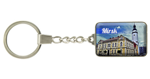 Brelok szklany prostokąt Mirsk