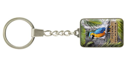 Brelok szklany prostokąt Poznań