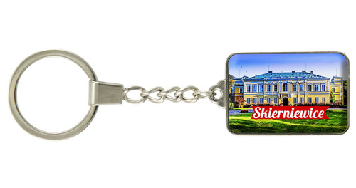 Brelok szklany prostokąt Skierniewice