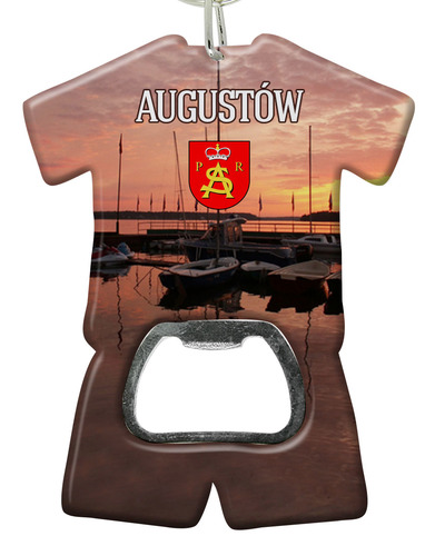 Brelok otwieracz plastikowy trykot Augustów 1