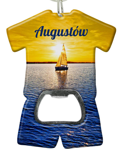 Brelok otwieracz plastikowy trykot Augustów 2