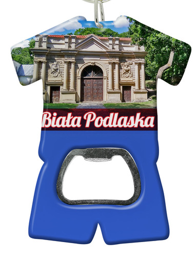 Brelok otwieracz plastikowy trykot Biała Podlaska