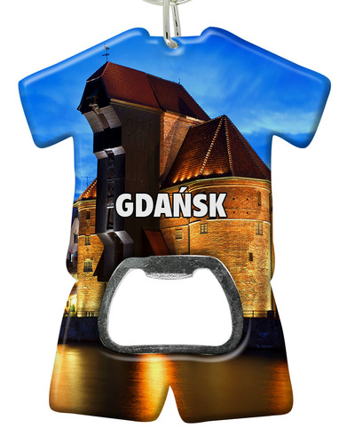 Brelok otwieracz plastikowy trykot Gdańsk