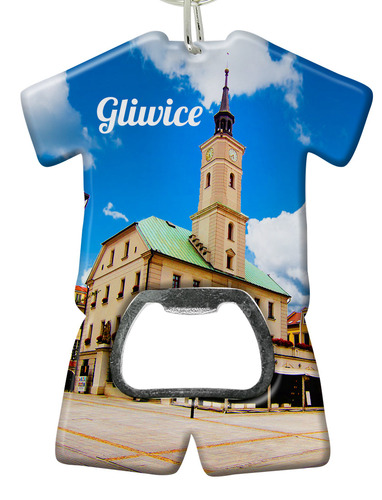 Brelok otwieracz plastikowy trykot Gliwice