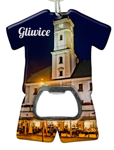 Brelok otwieracz plastikowy trykot Gliwice