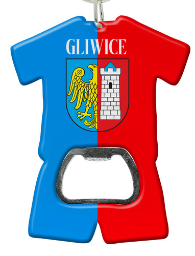Brelok otwieracz plastikowy trykot Gliwice