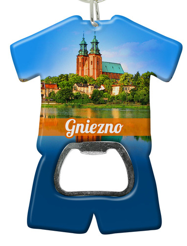 Brelok otwieracz plastikowy trykot Gniezno