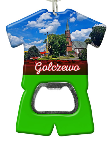 Brelok otwieracz plastikowy trykot Golczewo
