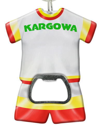 Brelok otwieracz plastikowy trykot Kargowa