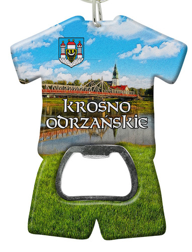 Brelok otwieracz plastikowy trykot Krosno Odrzańskie